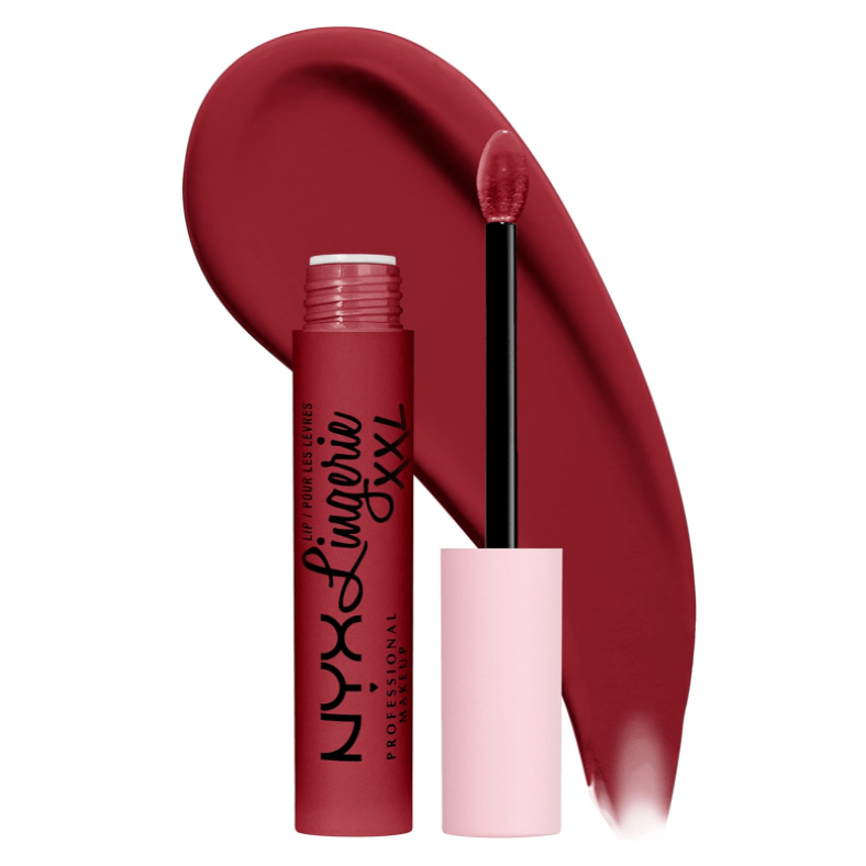 NYX Lingerie XXL Matte Liquid Lipstick - 23 It's Hotter - Branded Beauty