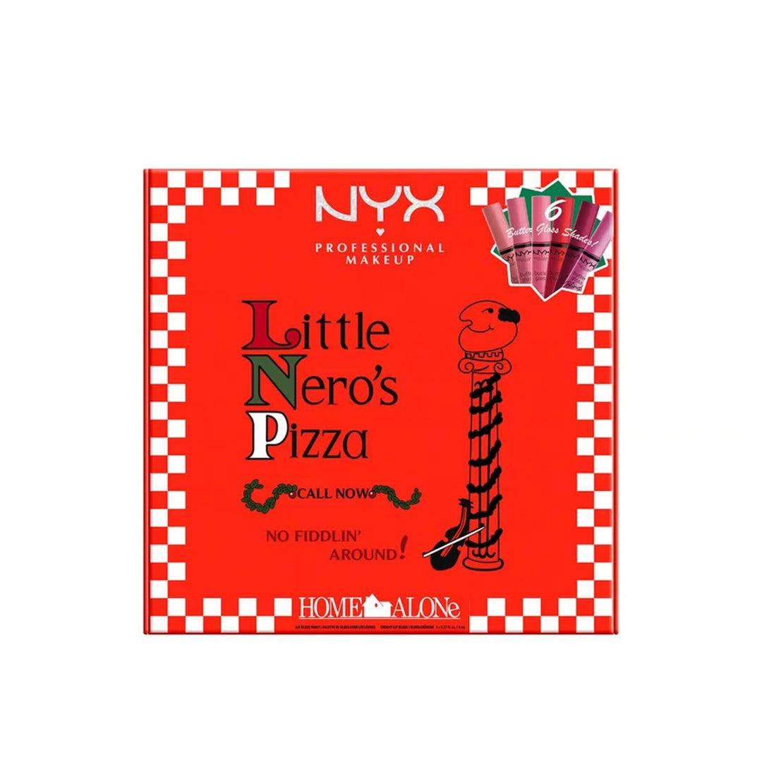 NYX Home Alone Little Nero's Pizza 6 Butter Gloss Shades - Red & Pink