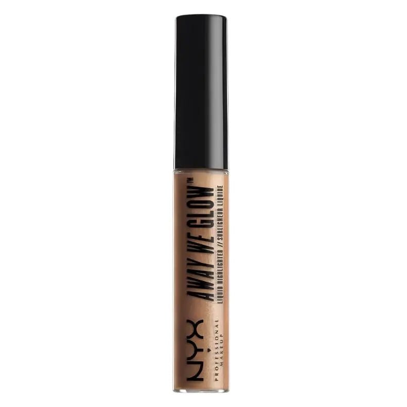 NYX Professional Makeup Away We Glow Liquid Highlighter - 07 Gold Rush - Branded Beauty