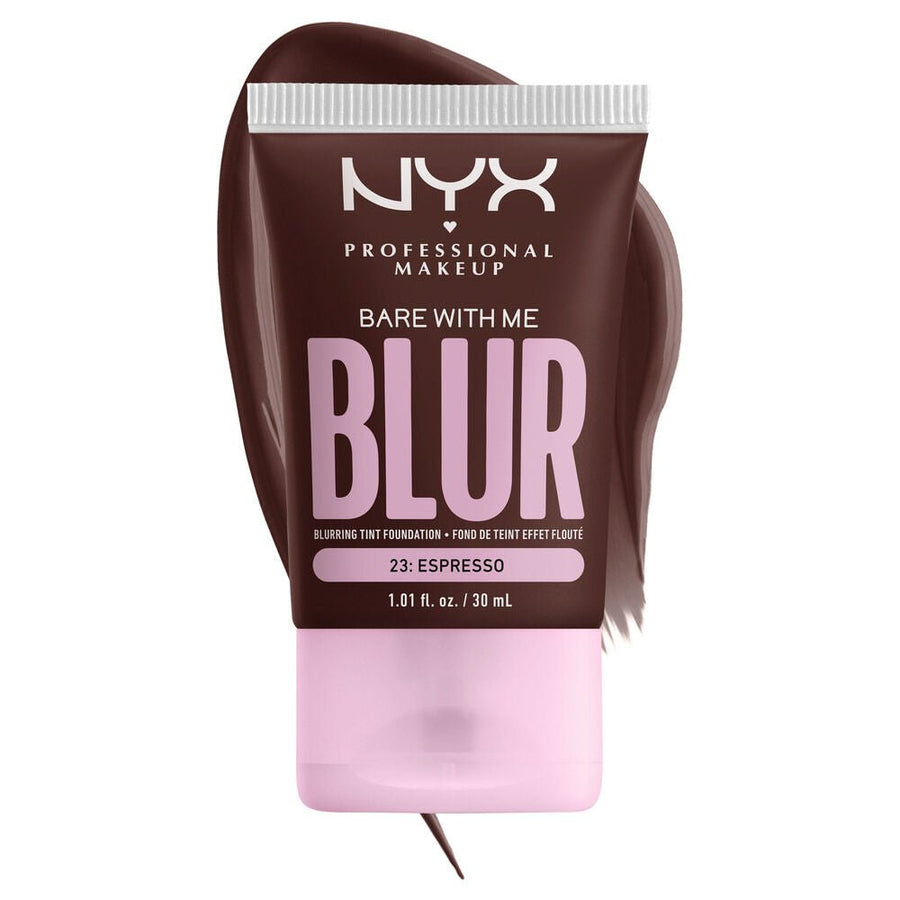 NYX Professional Makeup Bare with Me Blur Foundation - 23 Espresso - Branded Beauty