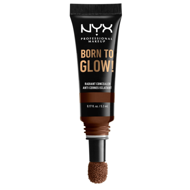 NYX Professional Makeup Born To Glow Concealer 22.7 Deep Walnut - Branded Beauty