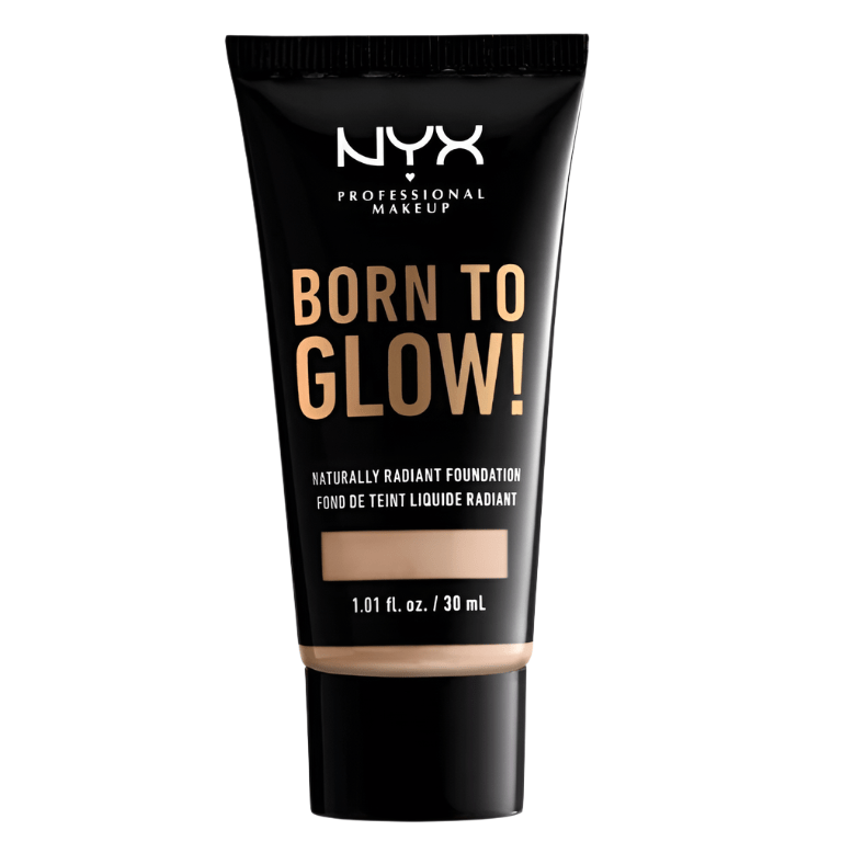 NYX Professional Makeup Born To Glow Naturally Radiant Foundation - 02 Alabaster - Branded Beauty