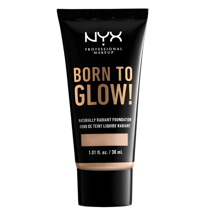 NYX Professional Makeup Born To Glow Naturally Radiant Foundation - 02 Alabaster - Branded Beauty