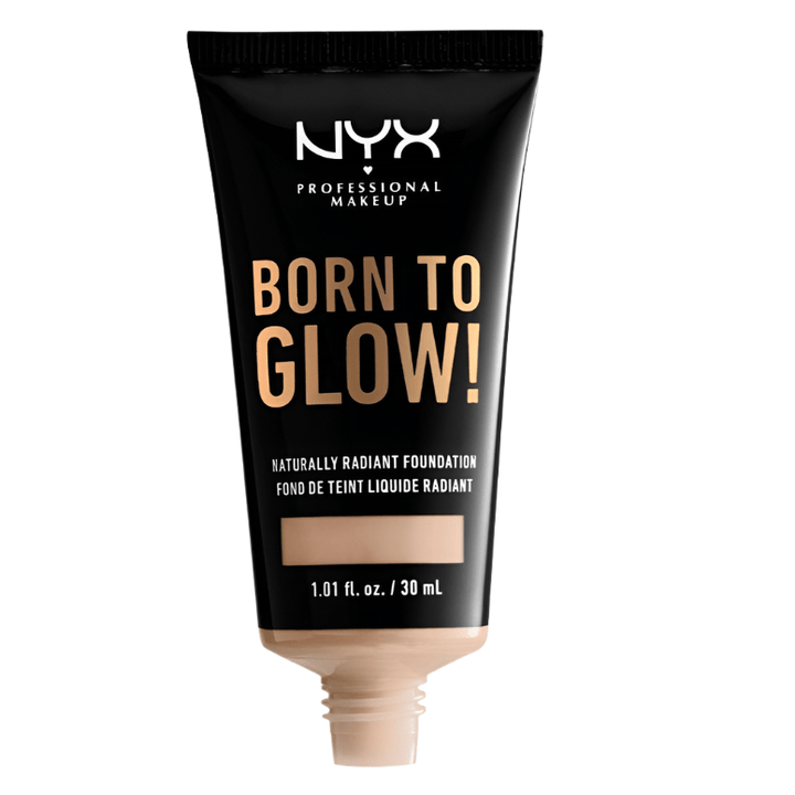 NYX Professional Makeup Born To Glow Naturally Radiant Foundation - 02 Alabaster - Branded Beauty