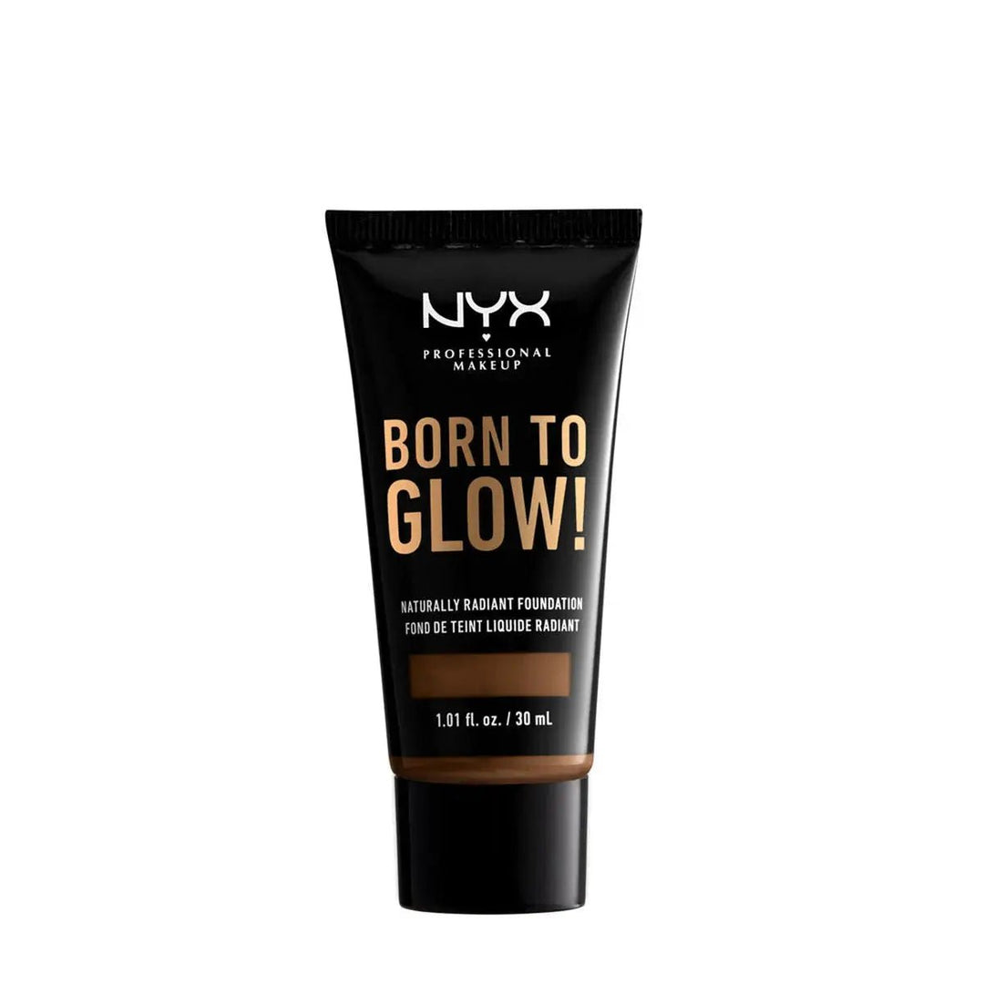 NYX Professional Makeup Born To Glow Naturally Radiant Foundation - 21 Cocoa - Branded Beauty