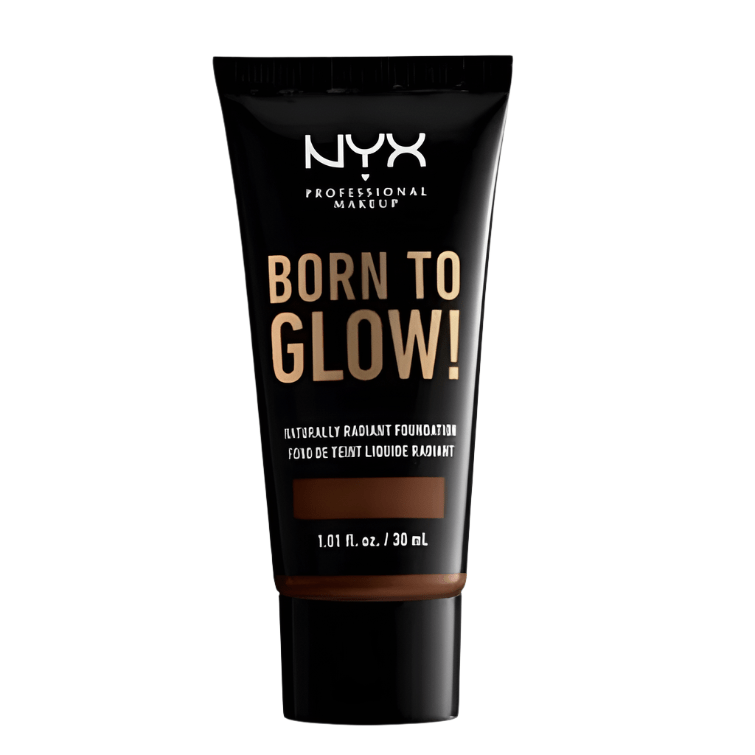 NYX Professional Makeup Born To Glow Naturally Radiant Foundation - 22.3 Walnut - Branded Beauty