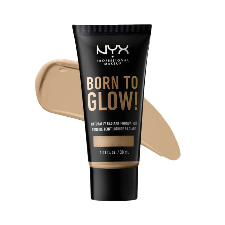 NYX Professional Makeup Born To Glow Naturally Radiant Foundation - 6.5 Nude - Branded Beauty