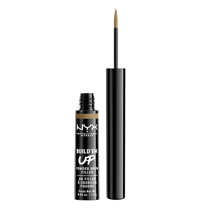 NYX Professional Makeup Build'em Up Powder Brow Filler - 01 Blonde - Branded Beauty
