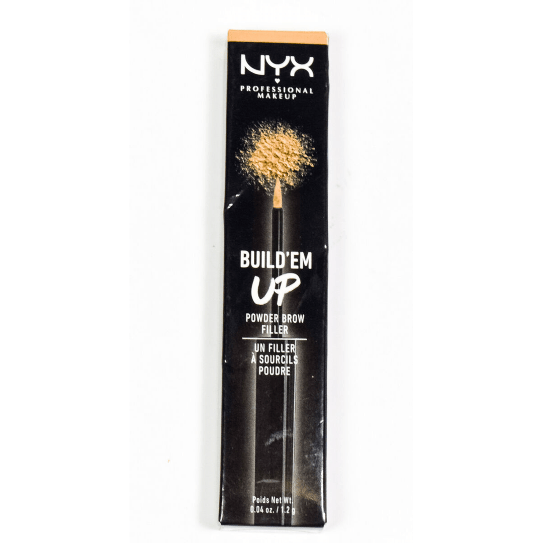NYX Professional Makeup Build'em Up Powder Brow Filler - 01 Blonde - Branded Beauty