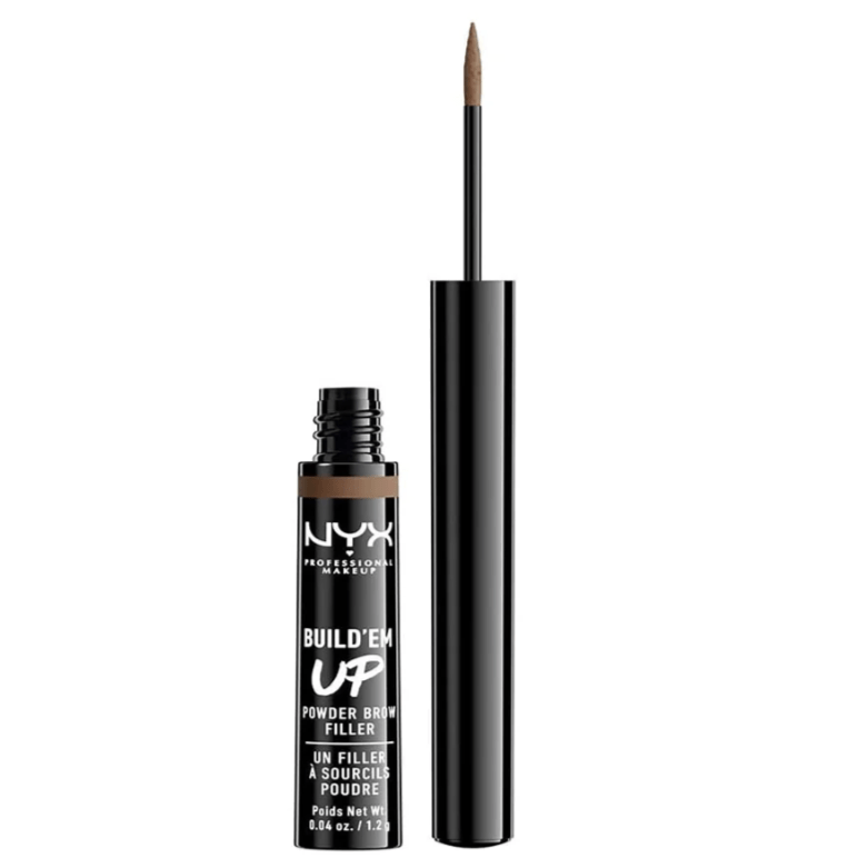 NYX Professional Makeup Build'em Up Powder Brow Filler - 03 Soft Brown - Branded Beauty