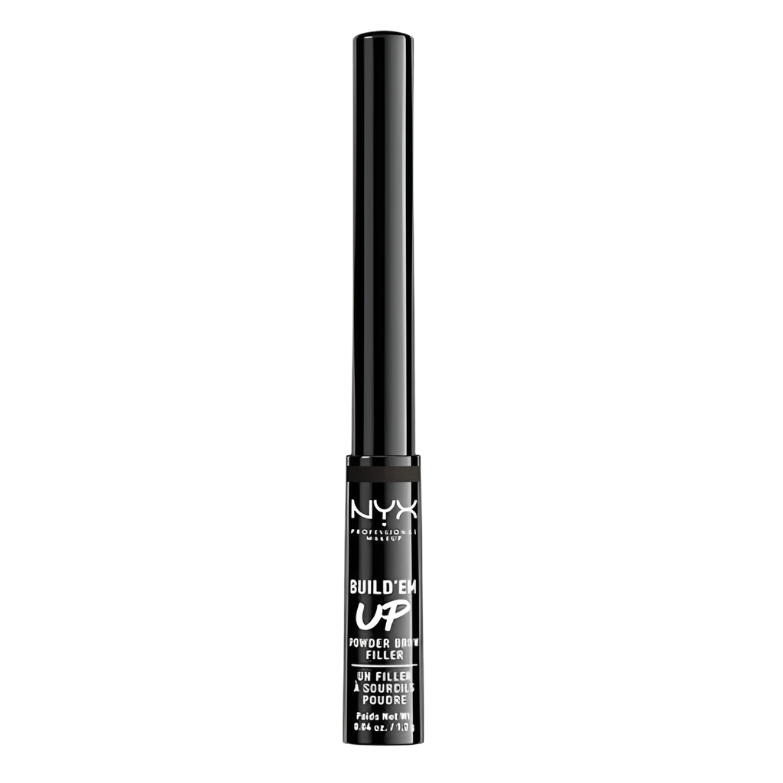 NYX Professional Makeup Build'em Up Powder Brow Filler - 08 Black - Branded Beauty