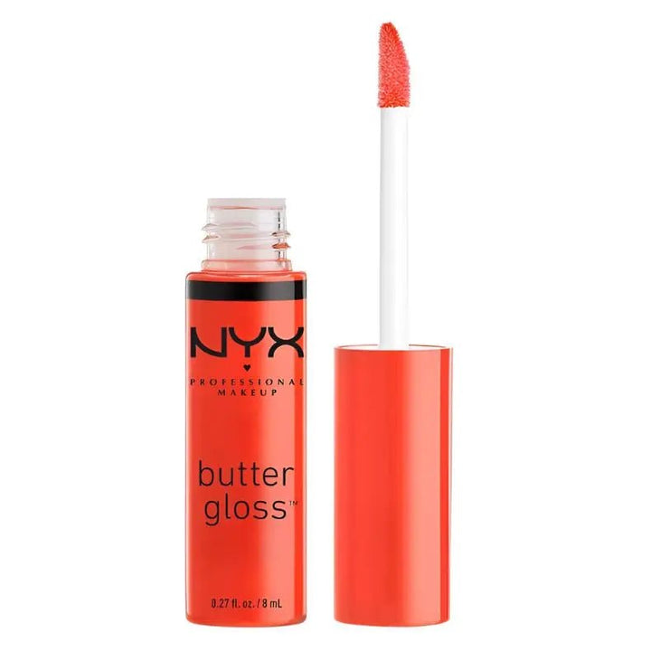 NYX Professional Makeup Butter Gloss - 06 Peach Cobbler - Branded Beauty