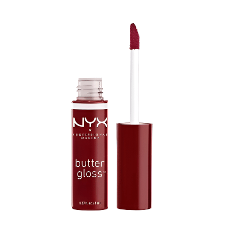 NYX Professional Makeup Butter Gloss - 27 Red Wine Truffle - Branded Beauty