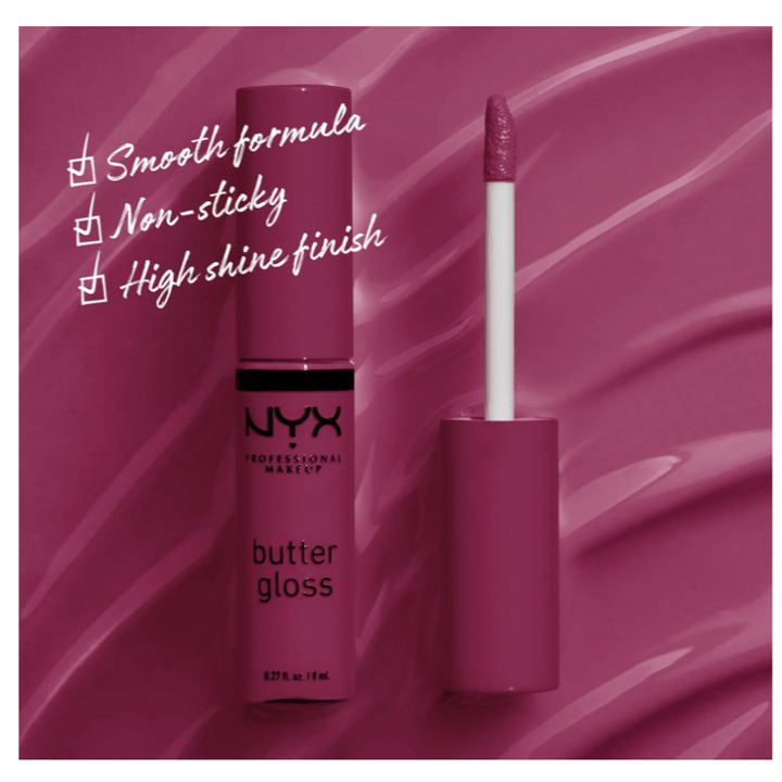 NYX Professional Makeup Butter Gloss - Cranberry Pie 41 - Branded Beauty