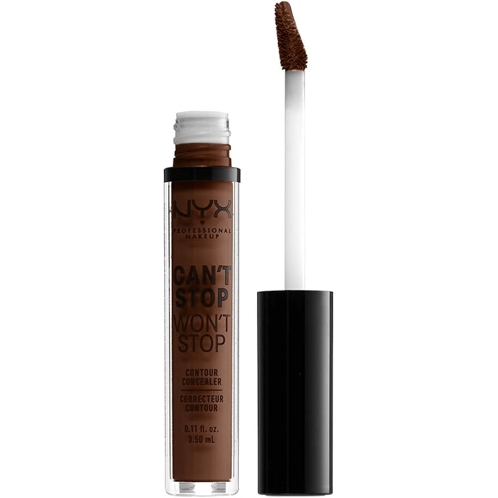NYX Professional Makeup Can't Stop Won't Stop Contour Concealer - 22.7 Deep Walnut - Branded Beauty