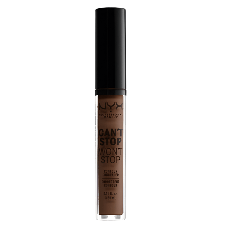NYX Professional Makeup Can't Stop Won't Stop Contour Concealer Deep Cool - Branded Beauty