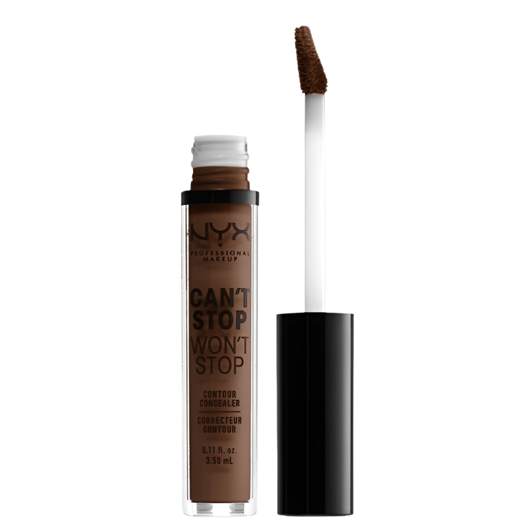 NYX Professional Makeup Can't Stop Won't Stop Contour Concealer Deep Cool - Branded Beauty
