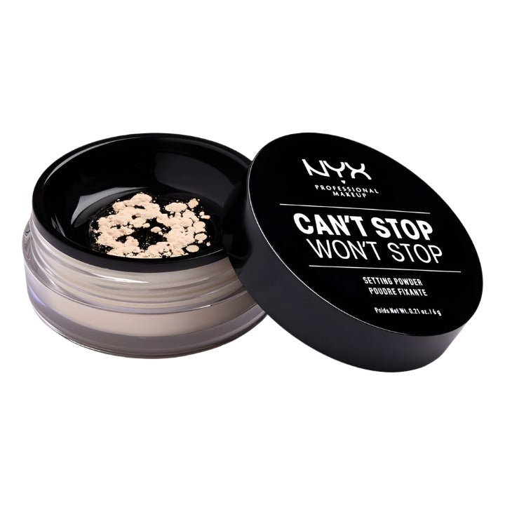 NYX Professional Makeup Can't Stop Won't Stop Setting Powder - 02 Light - Medium - Branded Beauty