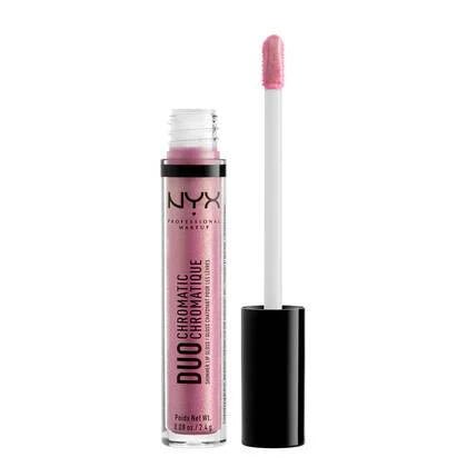 NYX Professional Makeup Duo Chromatic Shimmer Lip Gloss - 01 Booming - Branded Beauty