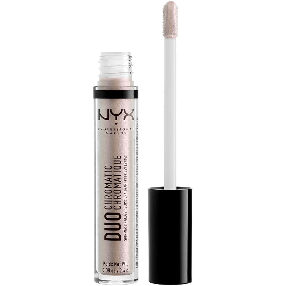 NYX Professional Makeup Duo Chromatic Shimmer Lip Gloss - 02 Crushing It - Branded Beauty