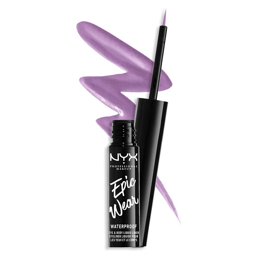 NYX Professional Makeup Epic Wear Waterproof Eye&Body Liquid Liner - 06 Lilac - Branded Beauty