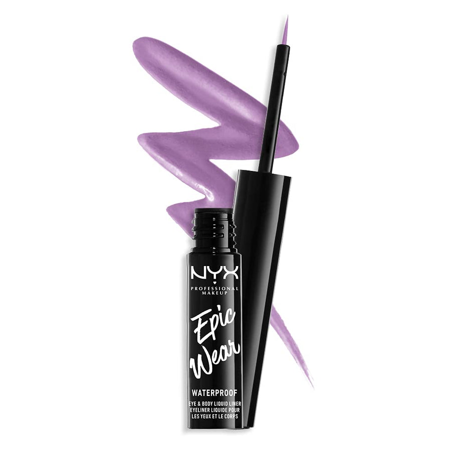 NYX Professional Makeup Epic Wear Waterproof Eye&Body Liquid Liner - 06 Lilac - Branded Beauty