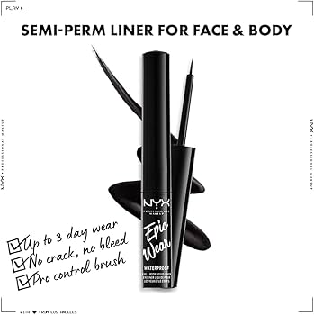 NYX Professional Makeup Epic Wear Waterproof Liquid Liner - 01 Black - Branded Beauty