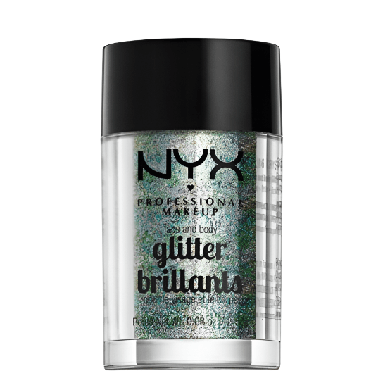 NYX Professional Makeup Face And Body Glitter Brilliants - 06 Crystal - Branded Beauty