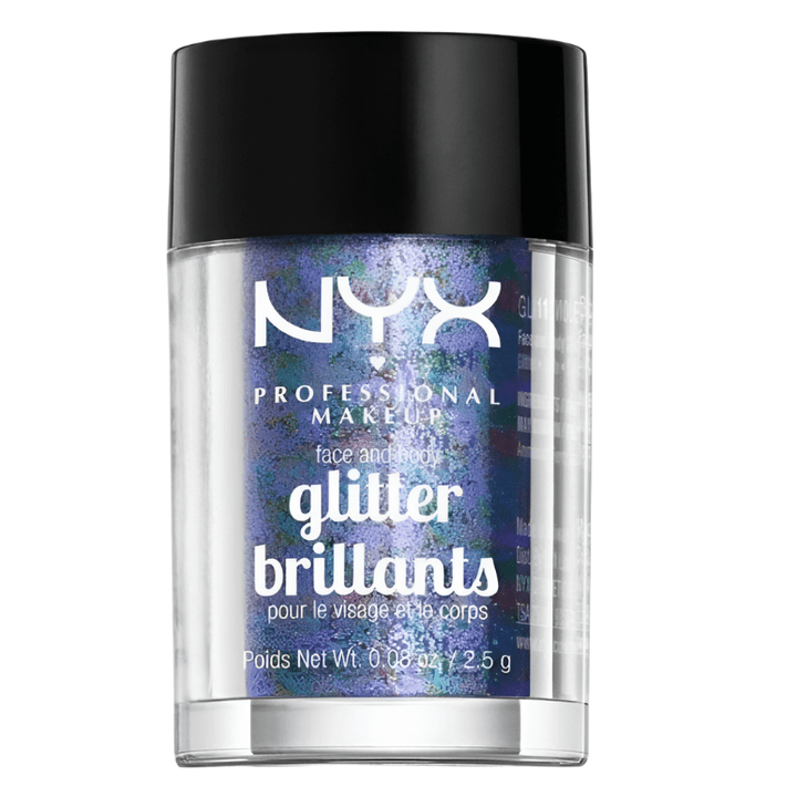 NYX Professional Makeup Face And Body Glitter Brilliants 11 Violet - Branded Beauty