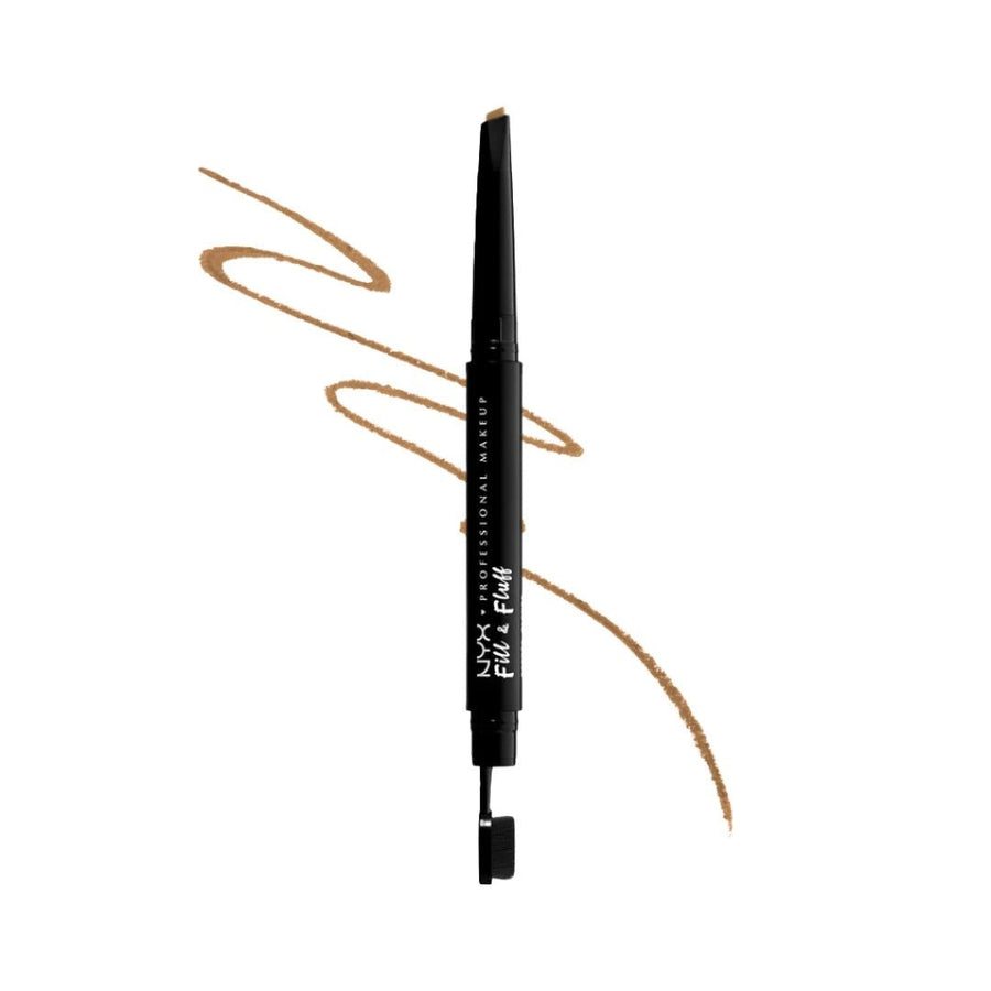 NYX Professional Makeup Fill & Fluff Eyebrow Pencil - 01 Blonde - Branded Beauty