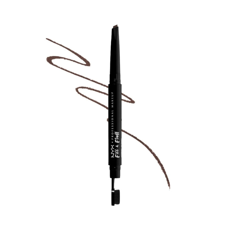 NYX Professional Makeup Fill & Fluff Eyebrow Pencil - 04 Chocolate - Branded Beauty