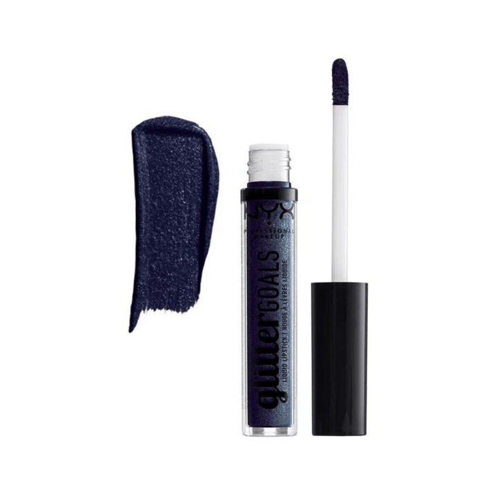 NYX Professional Makeup Glitter Goals Liquid Lipstick - 09 Oil Spill - Branded Beauty