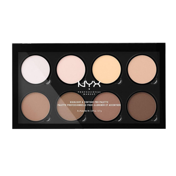 NYX Professional Makeup Highlight & Contour Pro Palette - 001 - Branded Beauty