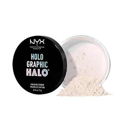 NYX Professional Makeup Holographic Halo Finishing Powder - 01 Mermazing - Branded Beauty