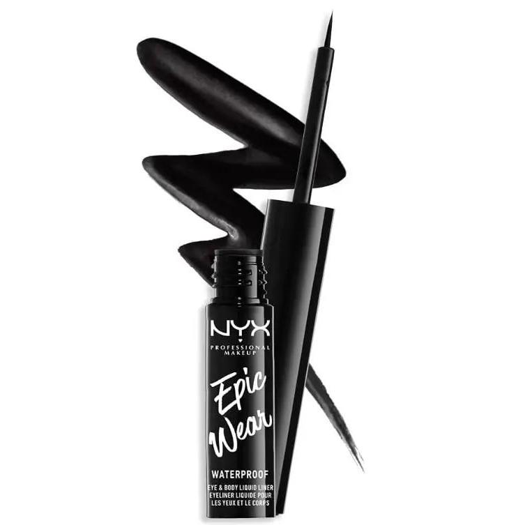 NYX Professional Makeup Matte Liquid Eye Liner 01 Black - Branded Beauty