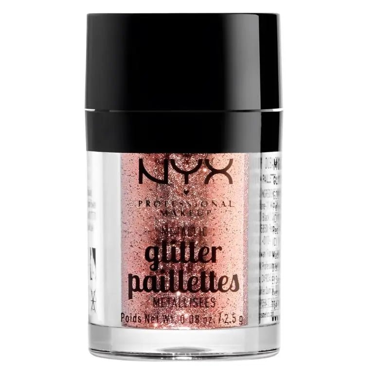 NYX Professional Makeup Metallic Glitter Paillettes 01 Dubai Bronze - Branded Beauty