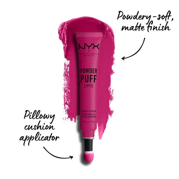NYX Professional Makeup Powder Puff Lip Cream - 05 Teenage Dream - Branded Beauty