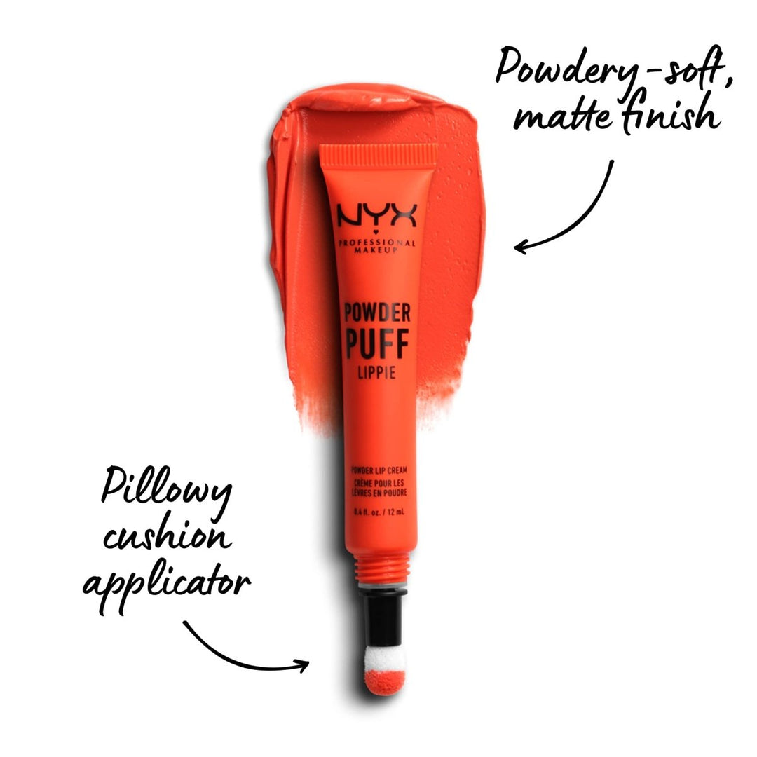 NYX Professional Makeup Powder Puff Lip Cream - 17 Crushing Hard - Branded Beauty