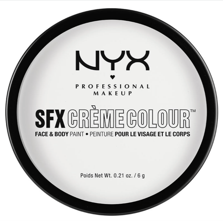 NYX Professional Makeup Sfx Creme Colour Face & Body Paint - 09 White - Branded Beauty