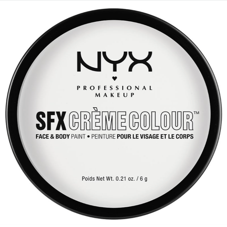 NYX Professional Makeup Sfx Creme Colour Face & Body Paint - 09 White - Branded Beauty