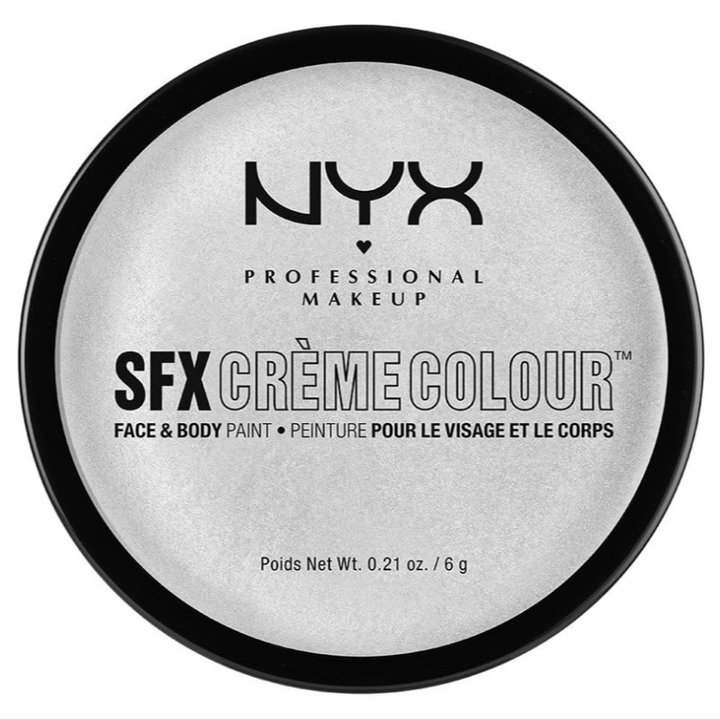 NYX Professional Makeup Sfx Creme Colour Face & Body Paint - 12 Silver - Branded Beauty