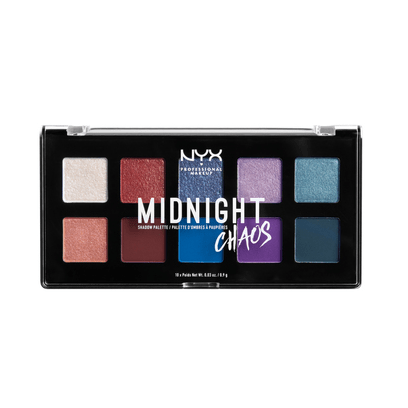 NYX Professional Makeup Shadow Palette - 01 Midnight Chaos - Branded Beauty