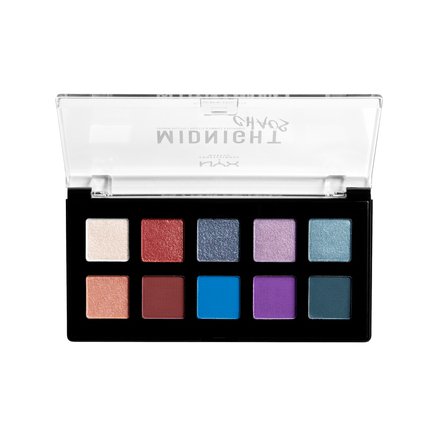 NYX Professional Makeup Shadow Palette - 01 Midnight Chaos - Branded Beauty