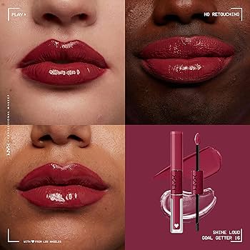 NYX Professional Makeup Shine Loud Lip Gloss - 16 Goal Getter - Branded Beauty