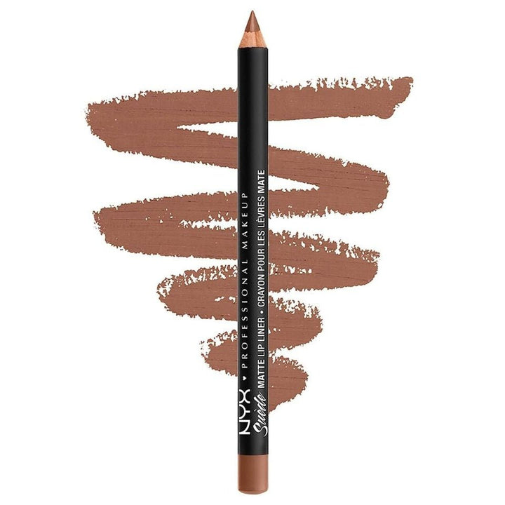 NYX Professional Makeup Suede Matte Lip Liner - 04 Soft - Spoken - Branded Beauty