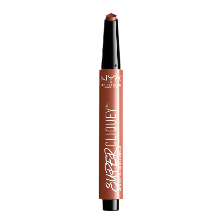 NYX Professional Makeup Super Cliquey Matte Lipstick - 01 On The DL - Branded Beauty