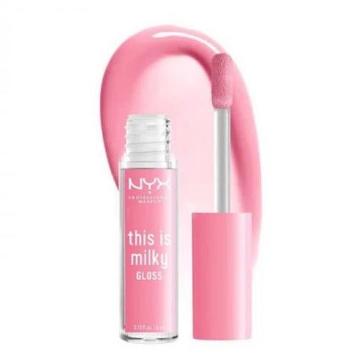 NYX Professional Makeup This Is Milky Lip Gloss - Milk It Pink - Branded Beauty