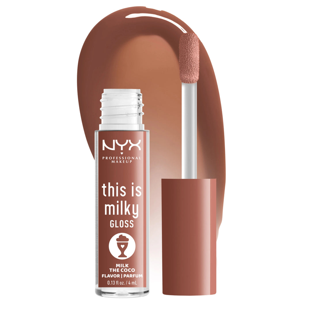 NYX Professional Makeup This Is Milky Lip Gloss - Milk The Coco - Branded Beauty