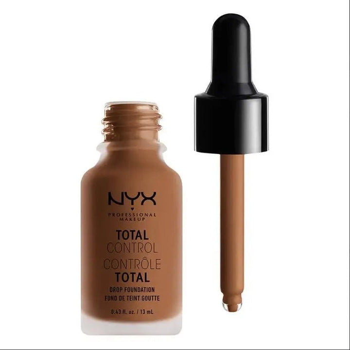 NYX Professional Makeup Total Control Drop Foundation 16 Mahogany - Branded Beauty