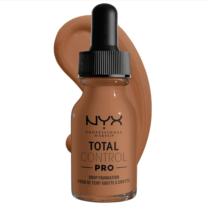 NYX Professional Makeup Total Control Pro Drop Foundation 16 Mahogany - Branded Beauty